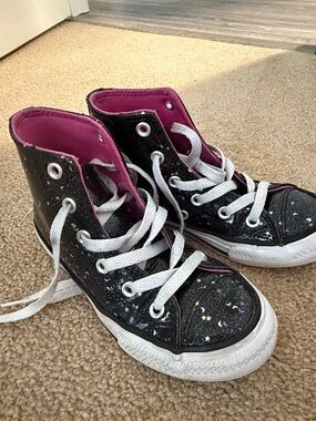 Converse Kids Chuck Taylor All-Star Galaxy Glimmer - Hi (Little Kid/Big Kid)